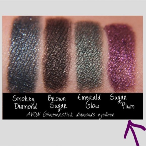 AVON FMG Diamond Eyeliner- Glimmer Sugar Plum Easy Glide - Picture 8 of 9